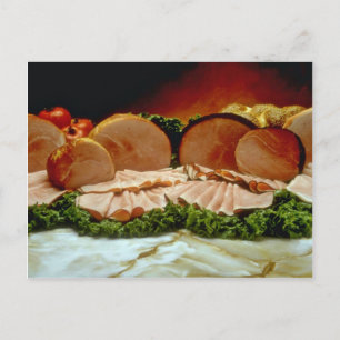 Ham, från en gris eller en båt vykort