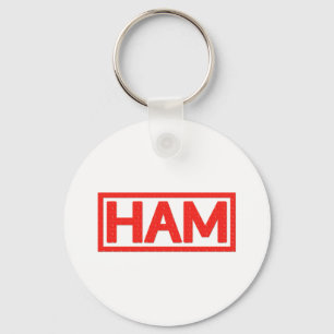 Ham Frimärke Nyckelring
