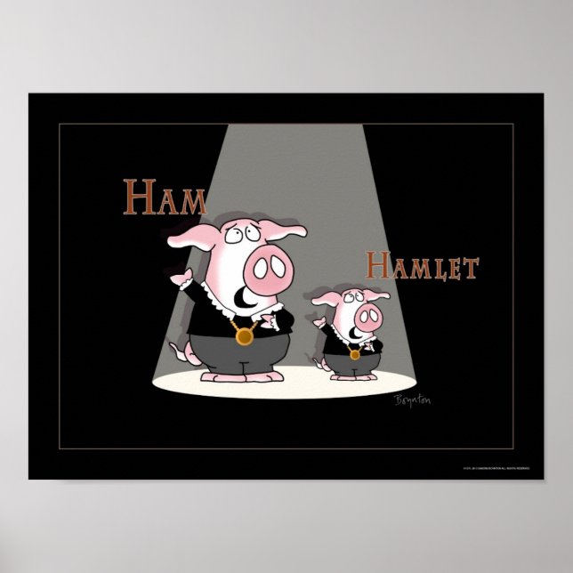 HAM/HAMLET poster av Sandra Boynton (Framsidan)