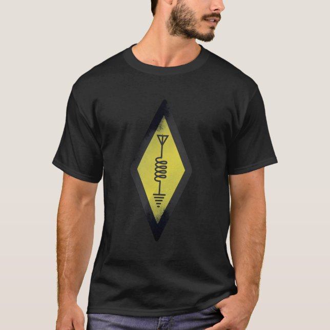 Ham Internationell Amateur Radio Symbol Cute Opera T Shirt (Framsida)