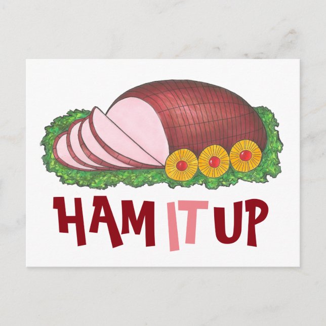 HAM IT UPP Ljuskjulen Påsk Helgdag Foodie Helg Vykort (Framsida)