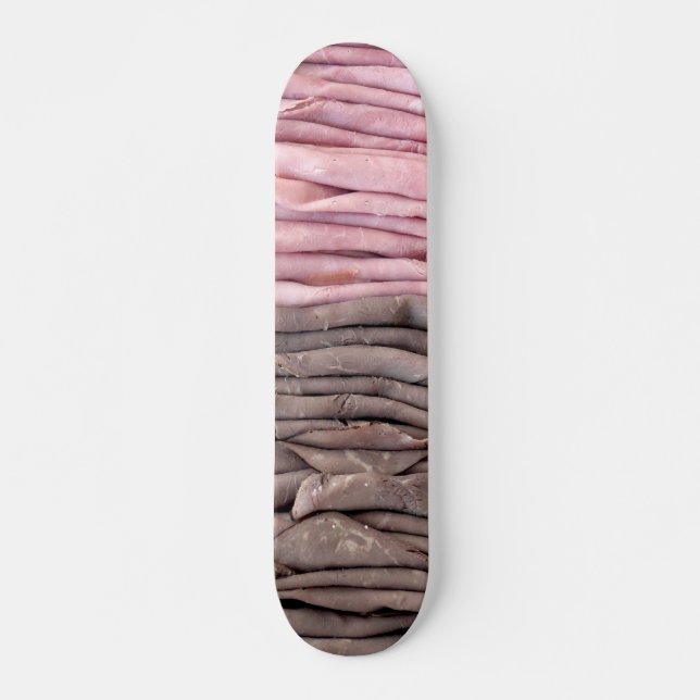 Ham och nötkött mini skateboard bräda 18,5 cm (Framsida)
