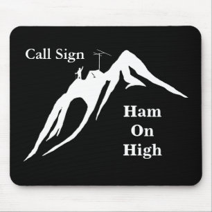 Ham på High Ham Radio Computer Mouse Pad Musmatta