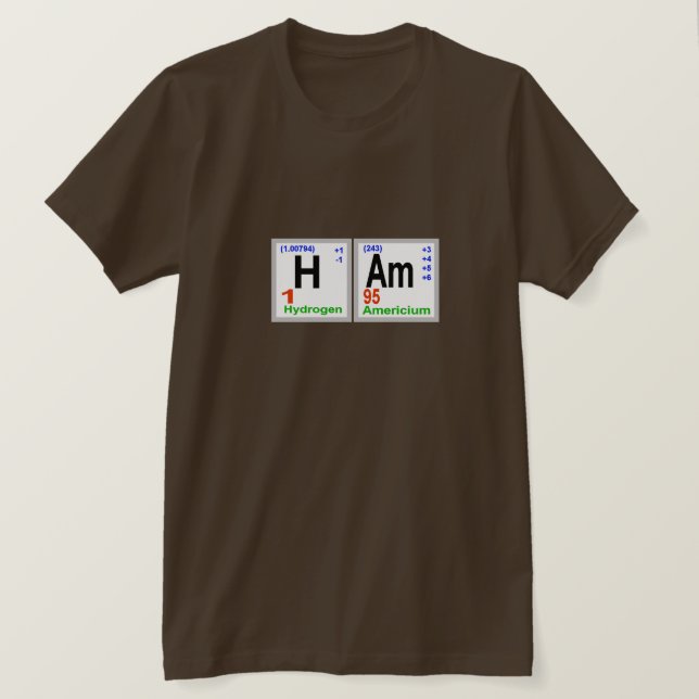 HAM Periodic Inslag T-shirt (Design framsida)
