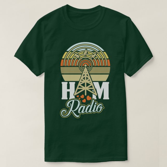 Ham Radio (1) T Shirt (Design framsida)