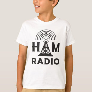 HAM Radio Amateur operator Antenna Code Gift Idea T Shirt