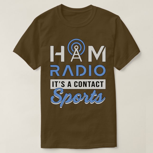 Ham Radio Antenna Amateur Radio Operator T Shirt (Design framsida)