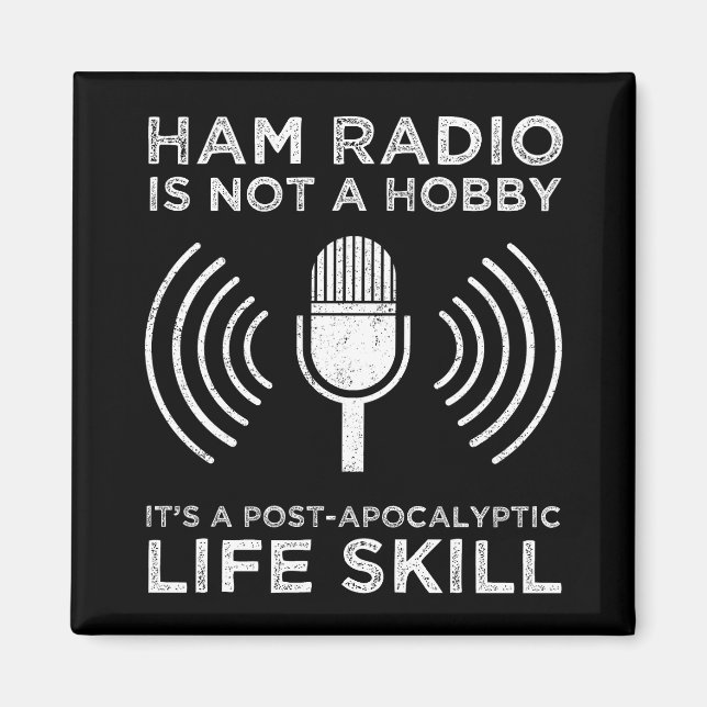 Ham Radio är ingen hobby Magnet (Framsidan)