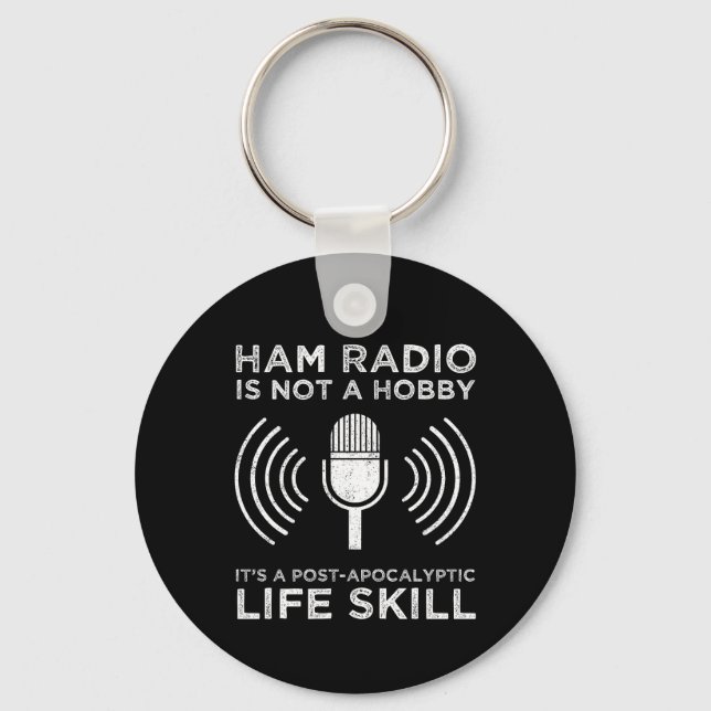 Ham Radio är ingen hobby Nyckelring (Framsida)