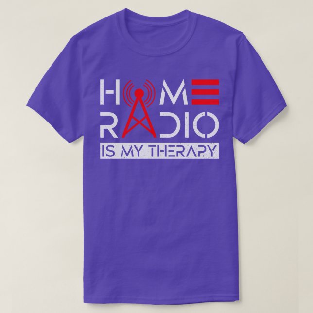 Ham Radio är min Therapy Ham Radio Operator A T Shirt (Design framsida)