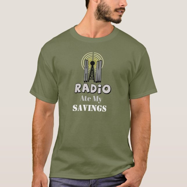 Ham Radio Ate Mina besparingar Anpassa T-shirt (Framsida)