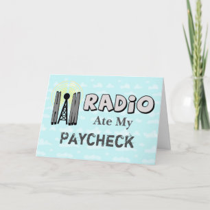 Ham Radio Birday Card från en ham till vän Kort