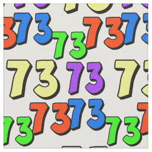 Ham Radio Colorful 73 Fabric Tyg