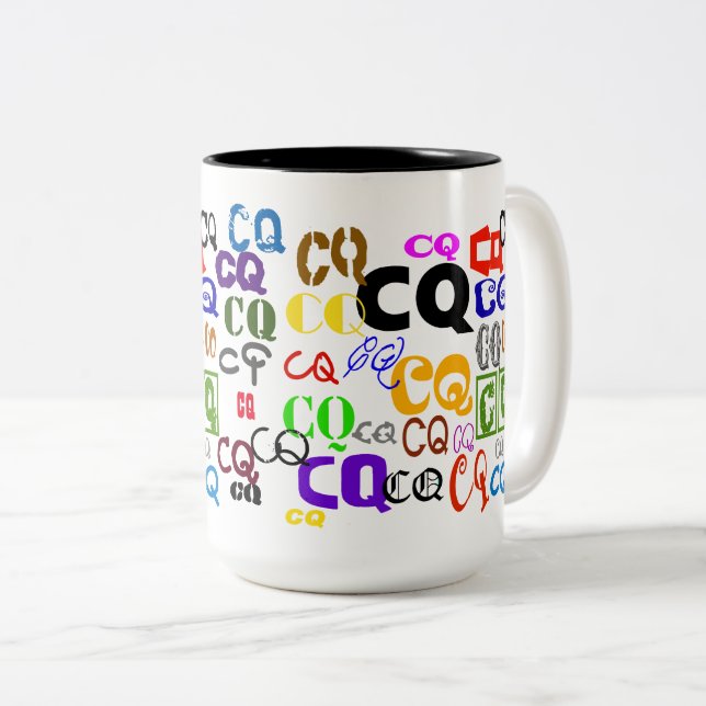 Ham Radio CQ Mugg (Framsida höger)