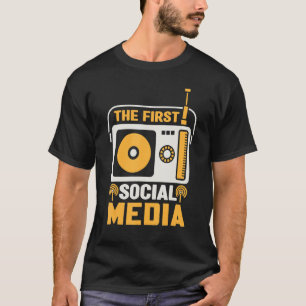 Ham Radio den första Amateur Social Media Radio Op T Shirt