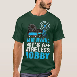 HAM Radio dess Trådlösa Hobby Amateur HAM Radio T Shirt