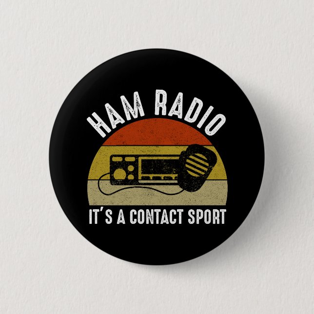 Ham Radio - Det är en kontaktsport Knapp (Framsida)
