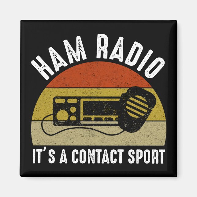 Ham Radio - Det är en kontaktsport Magnet (Framsidan)