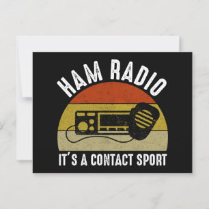 Ham Radio - Det är en kontaktsport Vykort