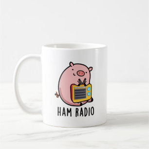 Ham Radio Funny Gris Pun Kaffemugg