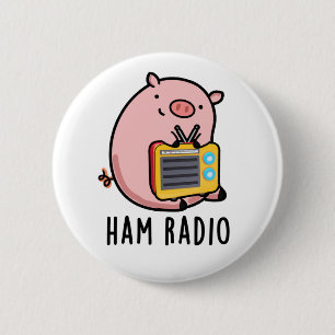 Ham Radio Funny Gris Pun Knapp