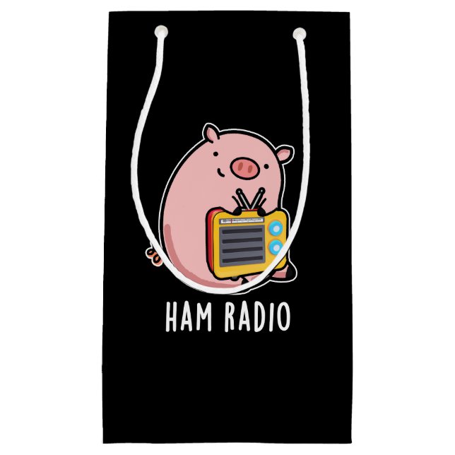 Ham Radio Funny Gris Pun Mörk BG (Framsidan)