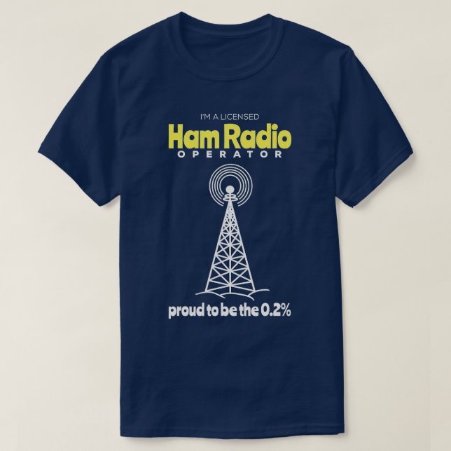 Ham Radio Gifts Amateur Radio T Shirt (Design framsida)