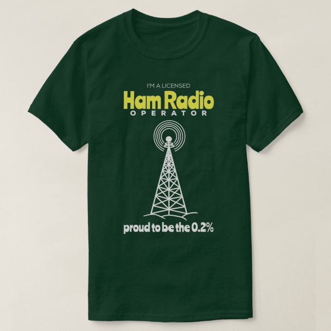 Ham Radio Gifts Amateur Radio T Shirt (Design framsida)