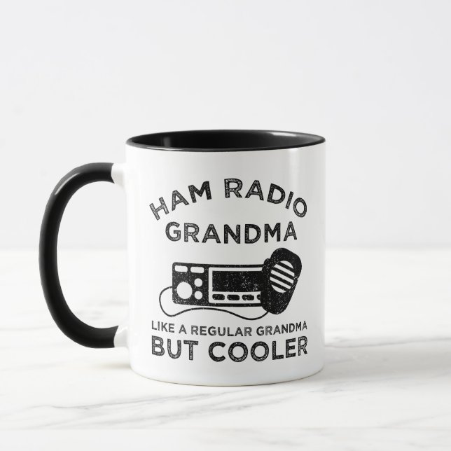 Ham Radio Grandma as like Regular Grandma but Cool Mugg (Vänster)