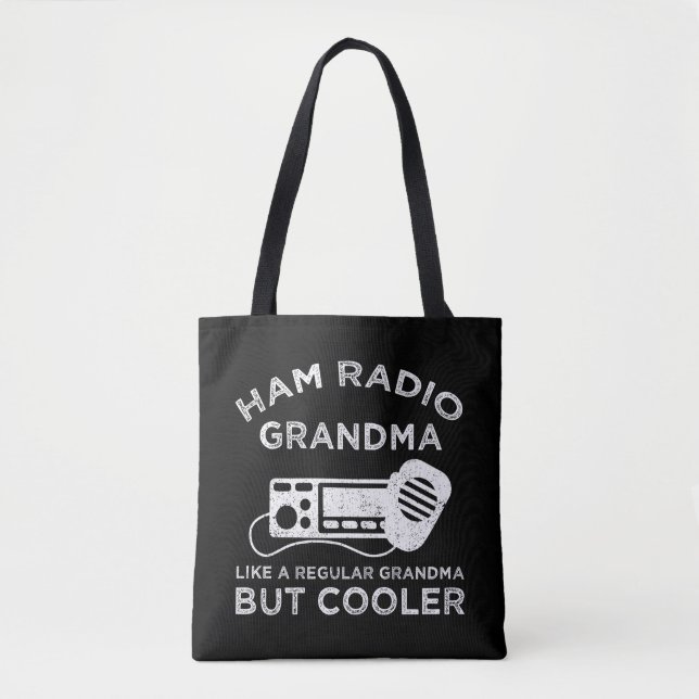 Ham Radio Grandma as like Regular Grandma but Cool Tygkasse (Framsida)