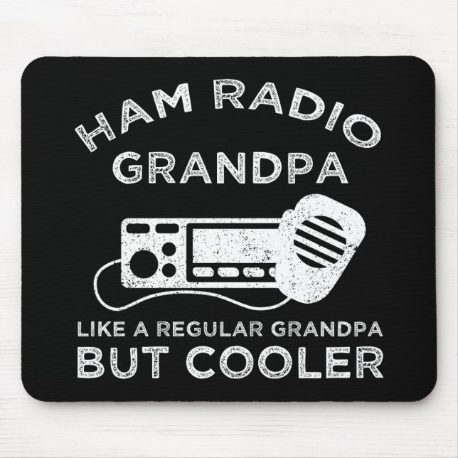 Ham Radio Grandpa som vanlig morfar men kylare Musmatta (Framsidan)