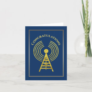 Ham Radio Grattiss Passing Exam Card Kort
