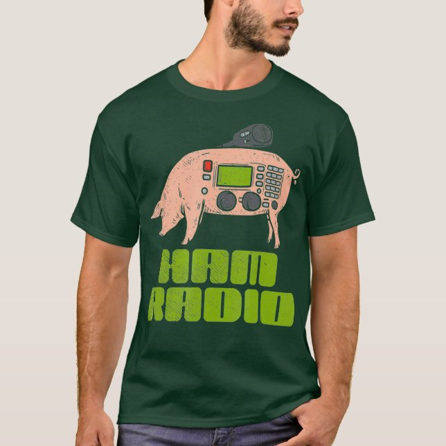 Ham Radio Gris - Amateur Radio Operator T Shirt (Framsida)