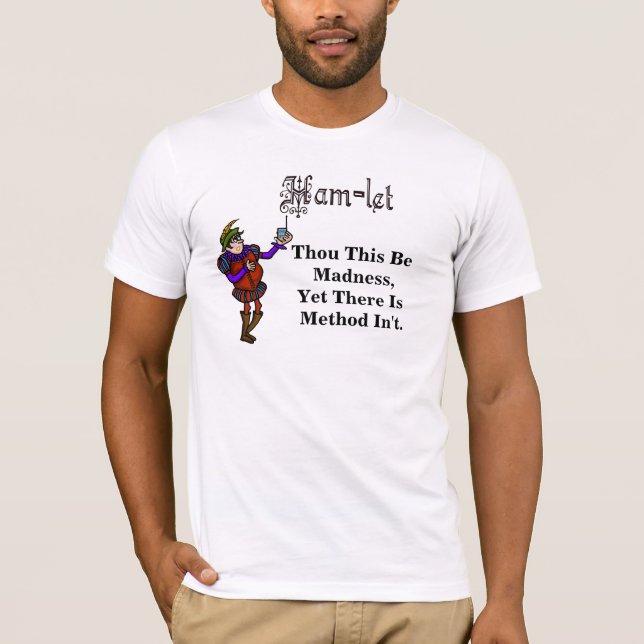 Ham Radio Hamlet Galenhet Quote T-Shirt (Framsida)