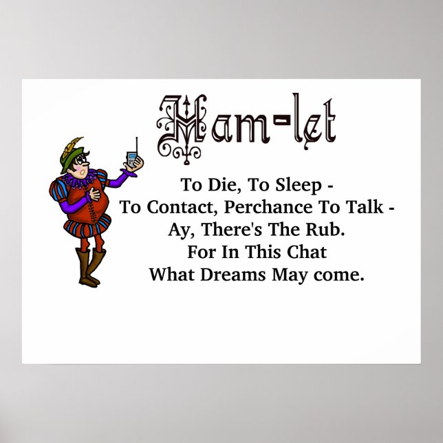 Ham Radio Hamlet "to Die to Ssov" Poster offert (Framsidan)