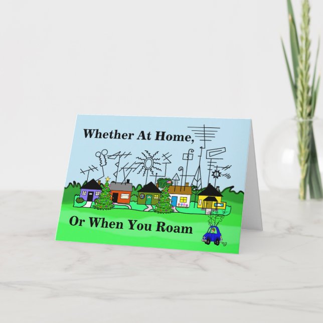 Ham Radio HOA & Mobile Rig julkort Helgkort (Framsida)