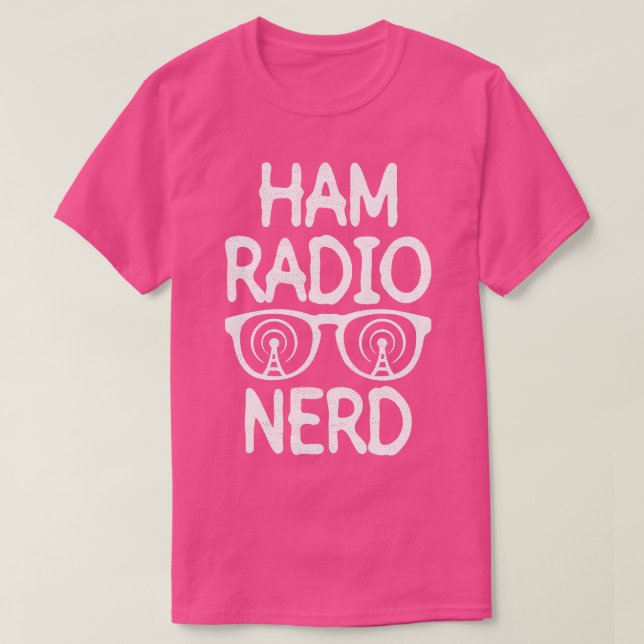 Ham Radio Nerd Ham Radio Operator Amateur Ra T Shirt (Design framsida)