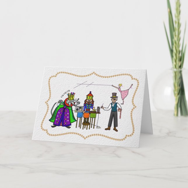 Ham Radio Nutcracker-julkort Kort (Framsida)