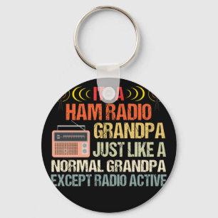 Ham Radio Operator Amateur Radio Fars dag Nyckelring