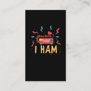 Ham Radio Operator Amateur Radio Frequency Hobby Visitkort