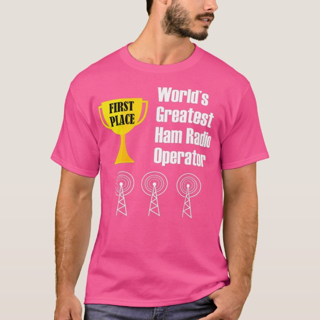 Ham Radio Operator Amateur Radio Funny Underbarare T Shirt (Framsida)