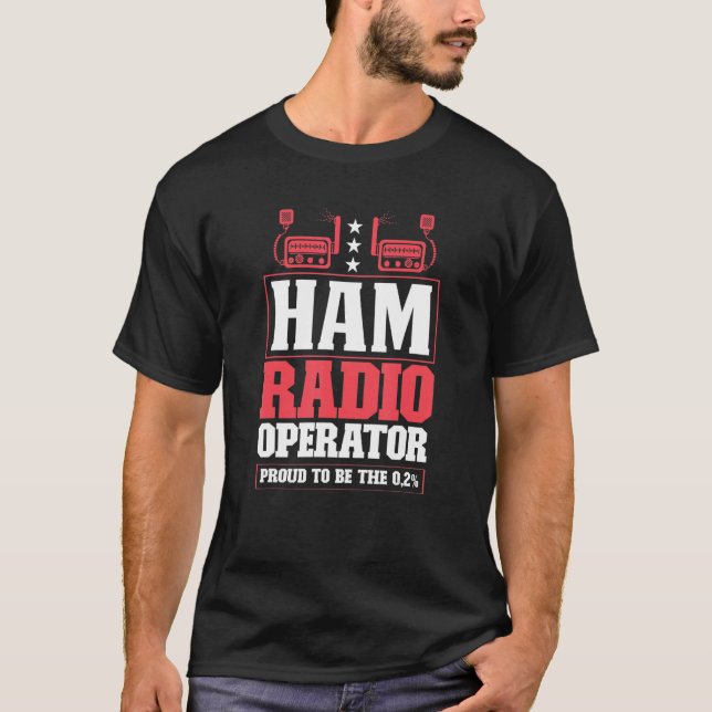 Ham Radio Operator Amateur Radio Signal 2 T Shirt (Framsida)