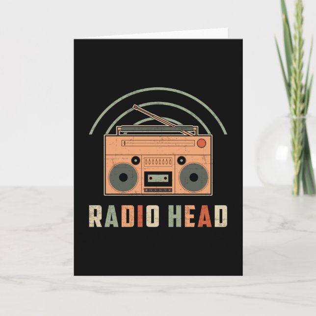 HAM Radio Operator Antenna Amateur Code Gift Idea Kort (Framsida)