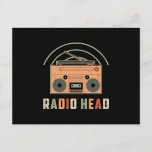 HAM Radio Operator Antenna Amateur Code Gift Idea Vykort