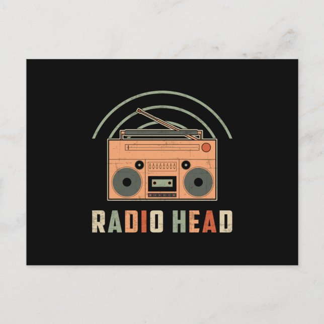 HAM Radio Operator Antenna Amateur Code Gift Idea Vykort (Framsida)