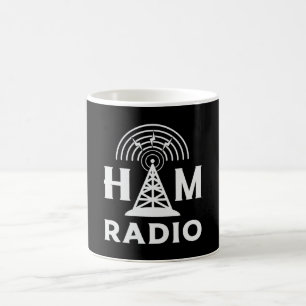 HAM Radio Operator Antenna Code Amateur Gift Idea Kaffemugg