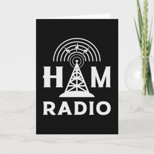 HAM Radio Operator Antenna Code Amateur Gift Idea Kort