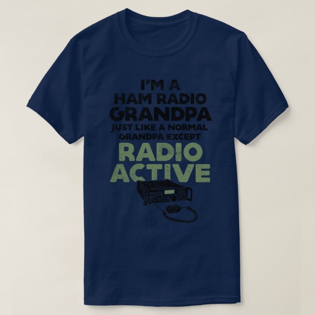 Ham Radio Operator CB Ham Amateur Radio (1) T Shirt (Design framsida)