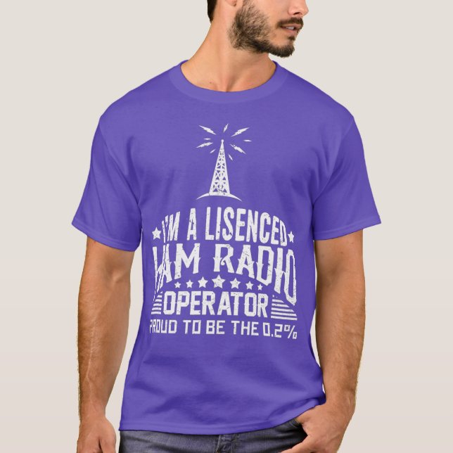 Ham Radio Operator Funny Ham Radio Nerd T Shirt (Framsida)