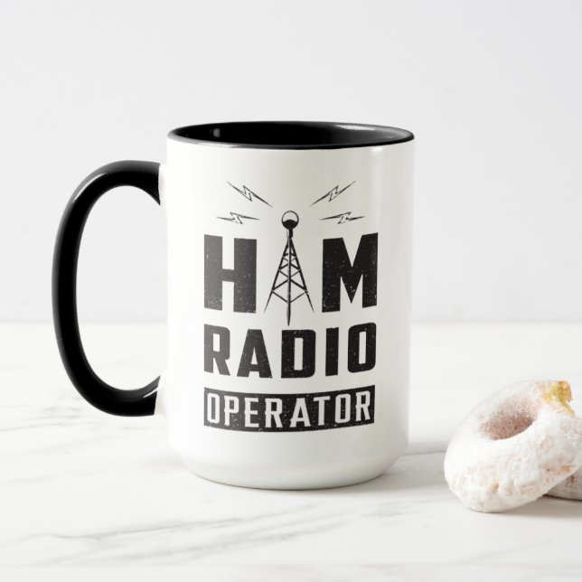 Ham Radio Operator Mugg (Med munk)